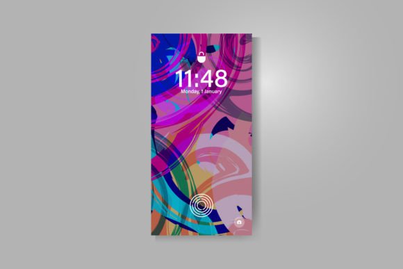 Download Smartphone Screen with Colorful Design - Colorful Collection