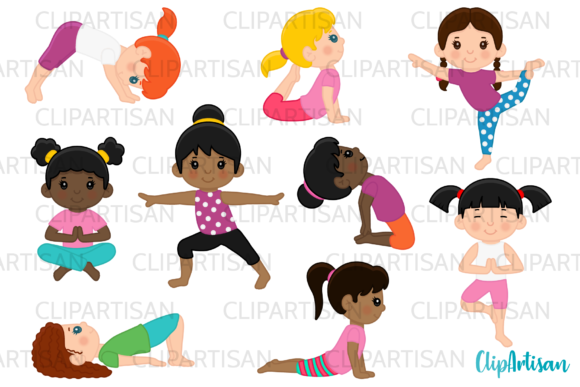 Download Yoga Clip Art, Girls Meditation Exercise - Meditation Collection