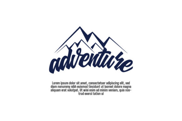 Download Mountain Adventure Script Logotype - Mountain Collection