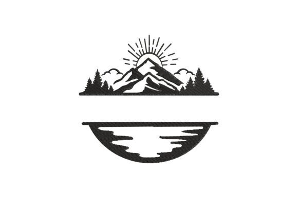 Download Mountain Landscape Monogram - Mountain Collection