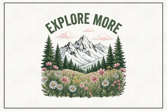 Download Explore More Mountain Vintage Nature - Mountain Collection