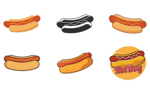 Download Vector Hot Dog Logo Template - Hot Collection