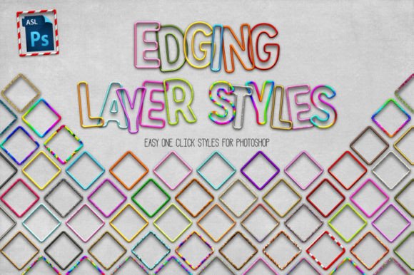 Download Edging Photoshop Layer Styles - Hot Collection