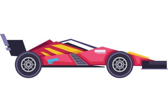Download Side View of Race Car. Automobile for Fo - Race Collection